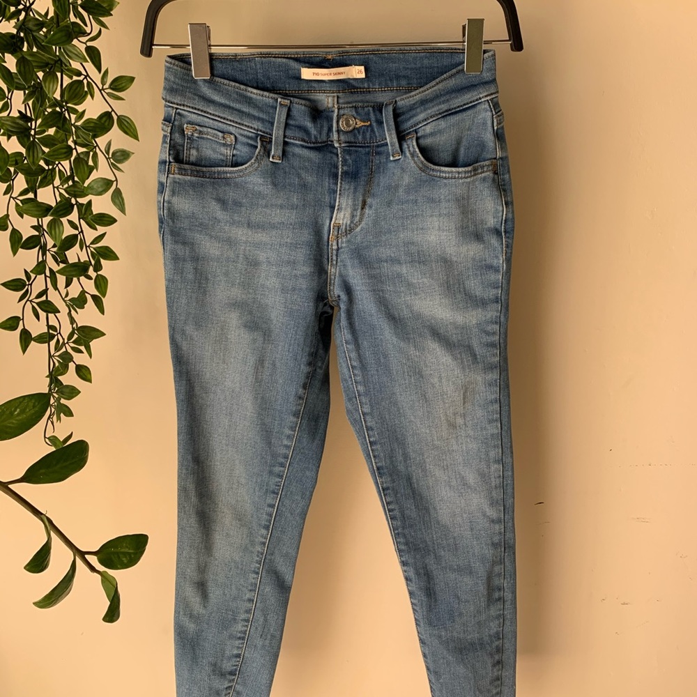 Levi’s 710 super skinny jeans size 26 - Picture 2 of 4